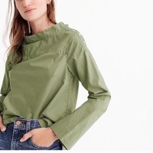 J crew funnel neck shirt- never worn
